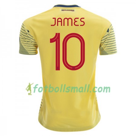 Colombia Fotbollströjor James Rodriguez 10 Hemma tröja Copa América 2019 Kortärmad